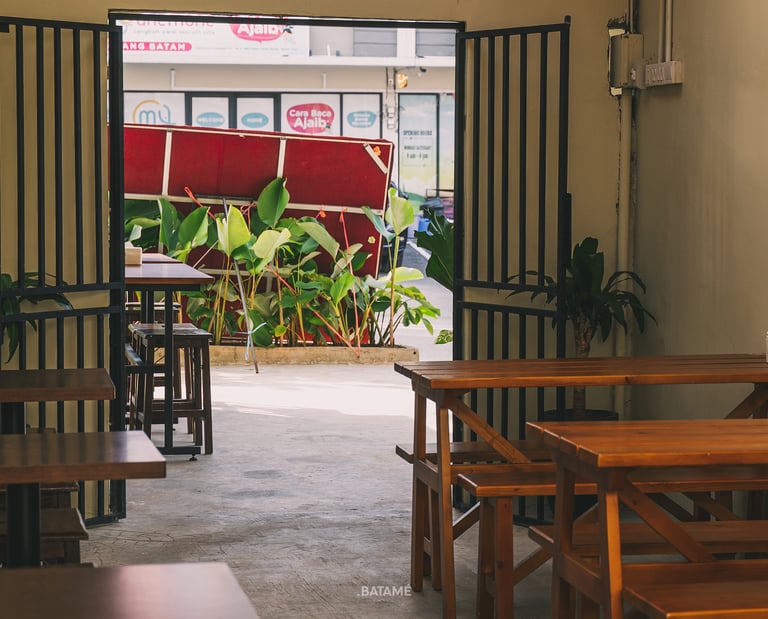 a semi-indoor space at NUUD Batam