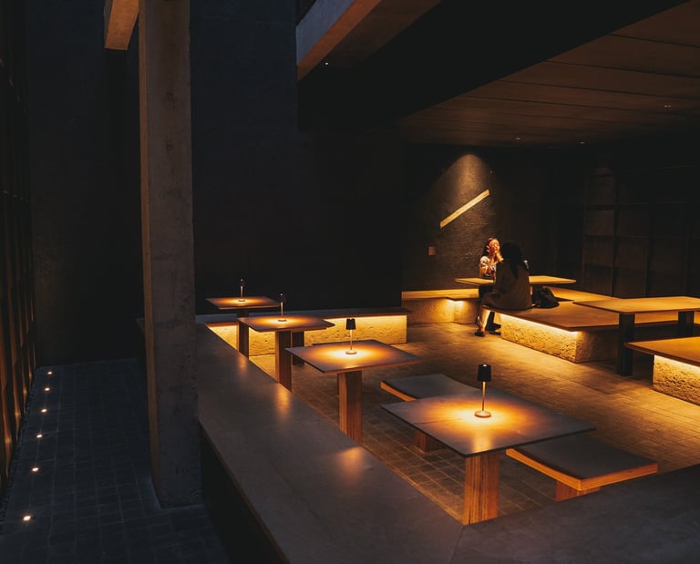 interior area with people at itsumo TART Batam