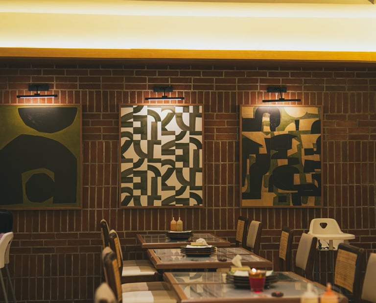 interior design of Malaya Cafe Batam
