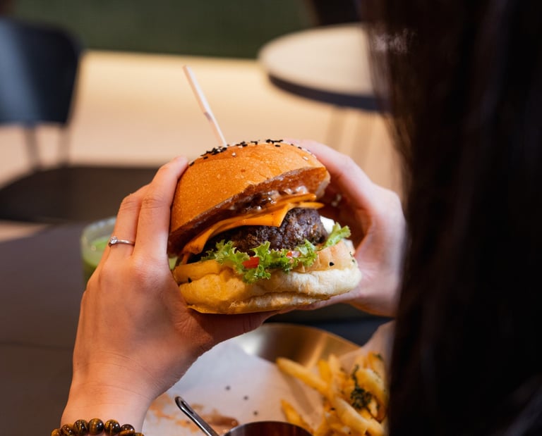 Wagyu Beef Burger at SOI Brunch in Batam