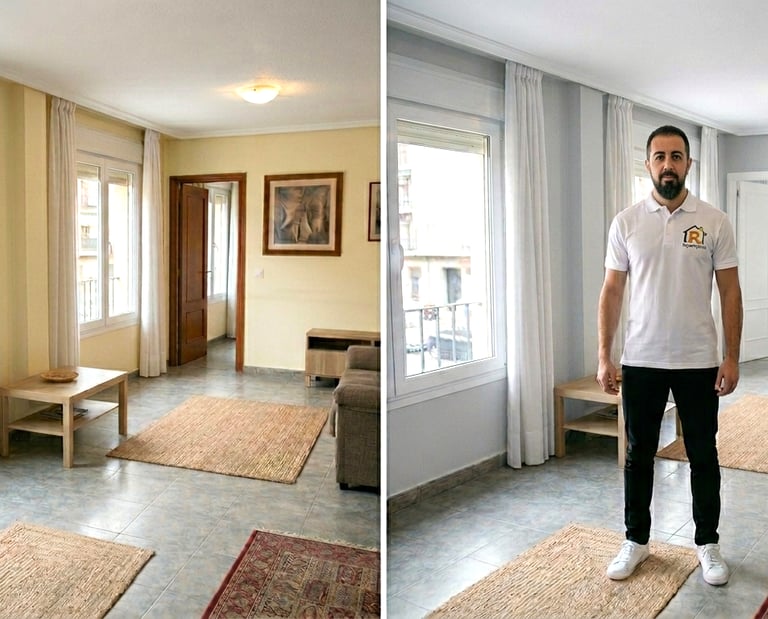 pintando piso en san roque badajoz