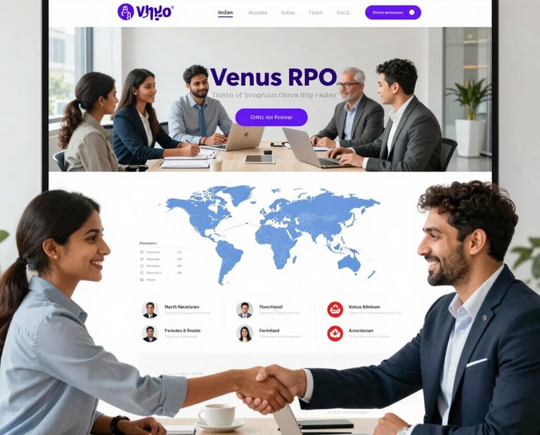 Graph showing growth with arrows pointing upward, symbolizing scalable recruitment success.