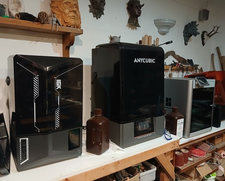 Hand-painted resin bust produced through custom 3D sculptural services