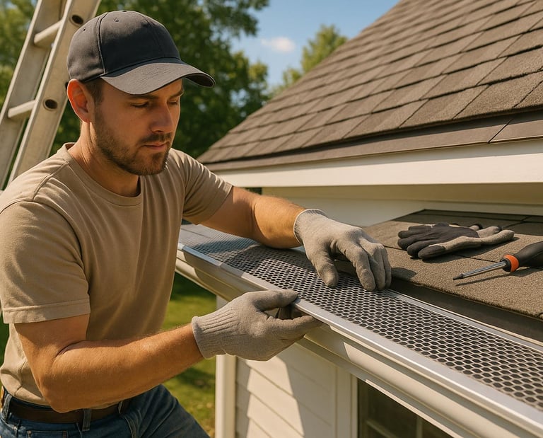 Gutter cleaning service in Lakeland, Florida that also installs gutter guards