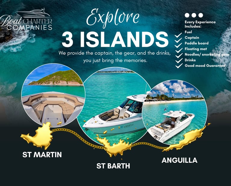 boat charter companies, baot charter st martin, boat charter st maarten, anguilla day charter