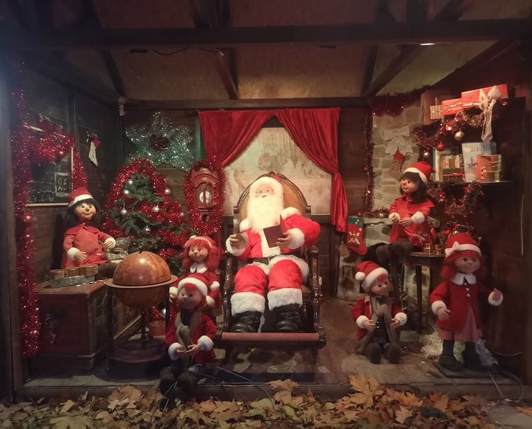 alquiler casa de Papa Noel Navidades.