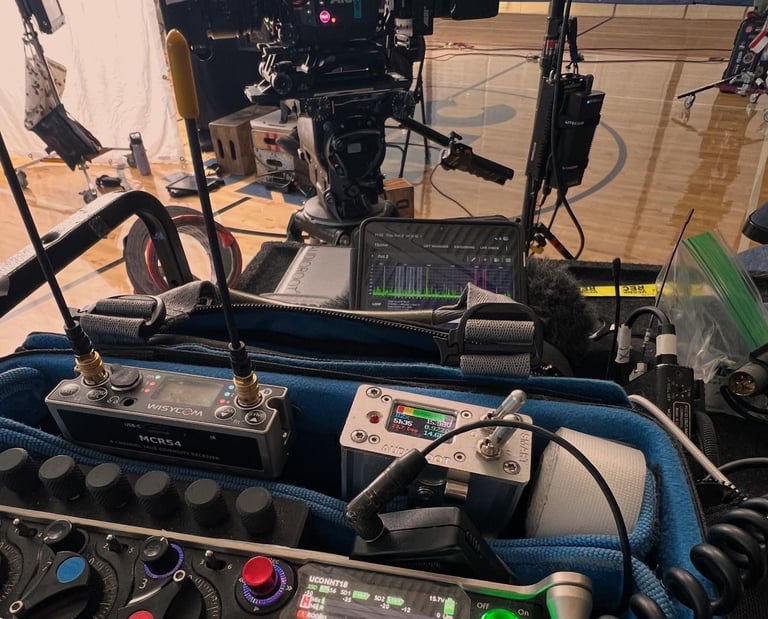 Location Sound 833 Mixer & Wisycom with with an Arri Alexa Camera on a documentary shoot. 
