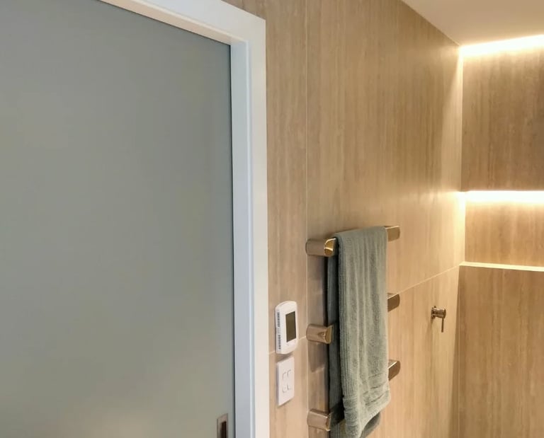 Interior doors - Browns Bay project - Precision Painting