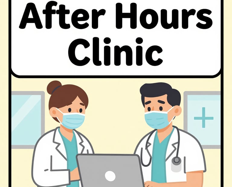 A friendly doctor consulting with a patient in a bright, welcoming clinic room.