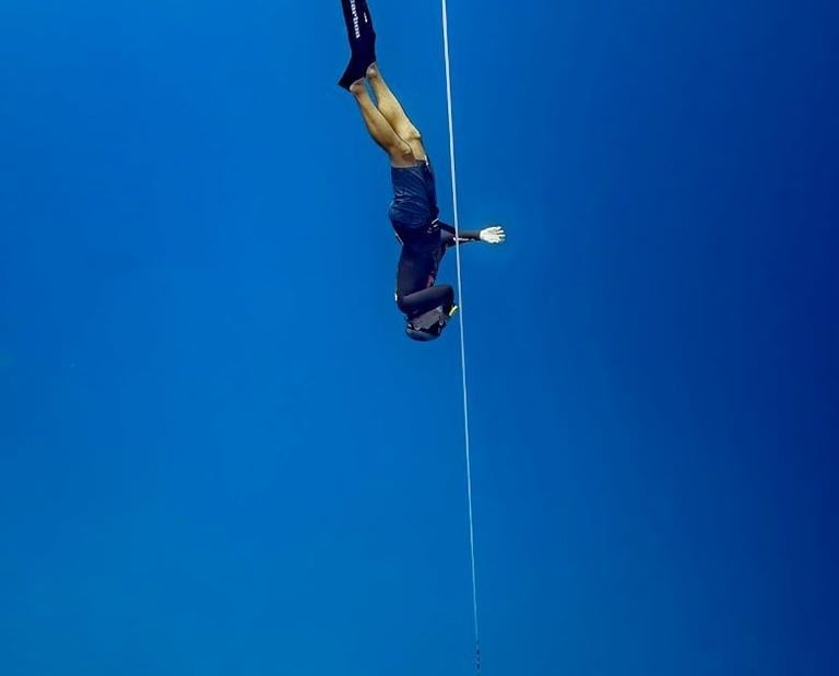 Freediving on Curacao