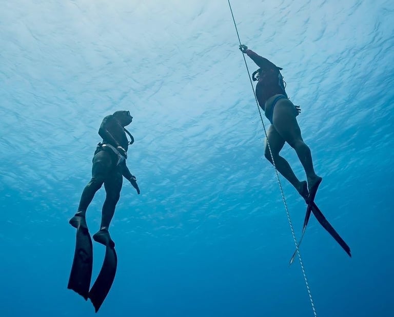 Freediving on Curacao