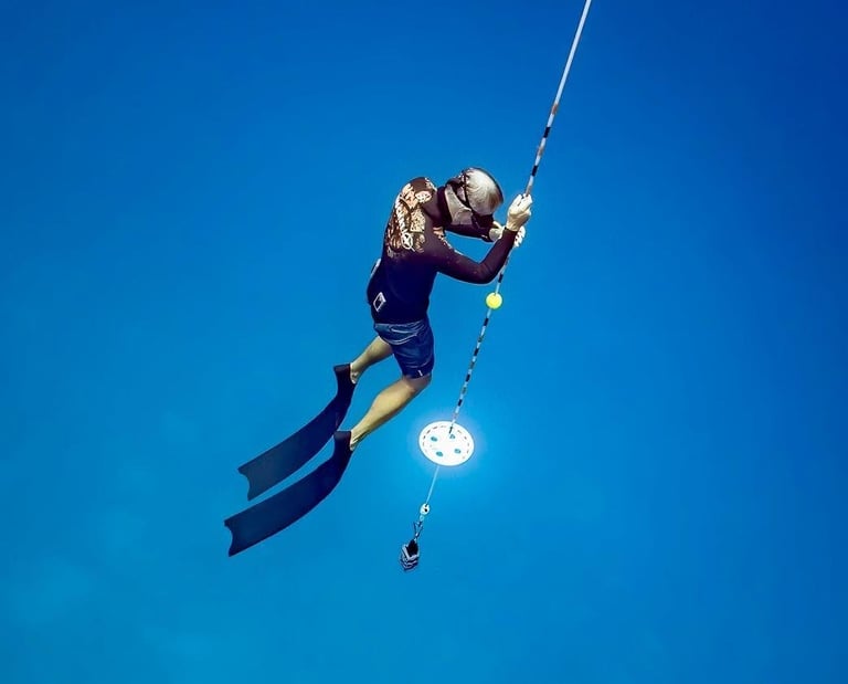 Freediving on Curacao