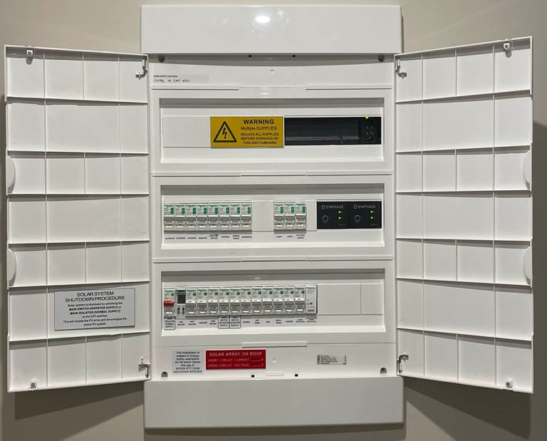 Christchurch residential switchboard upgrade which can host solar panels and heat pump