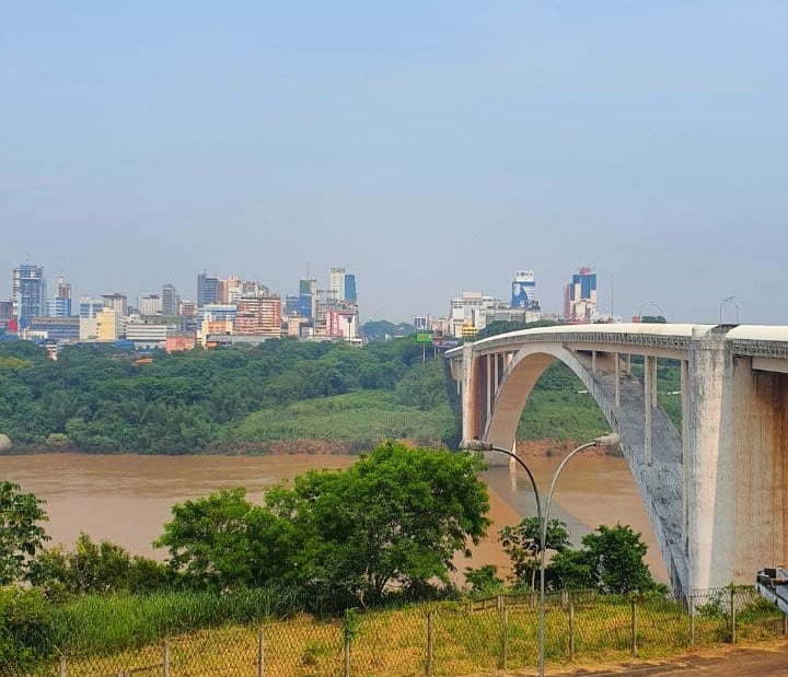 Ponte da Amizade entre Brasil e Paraguai