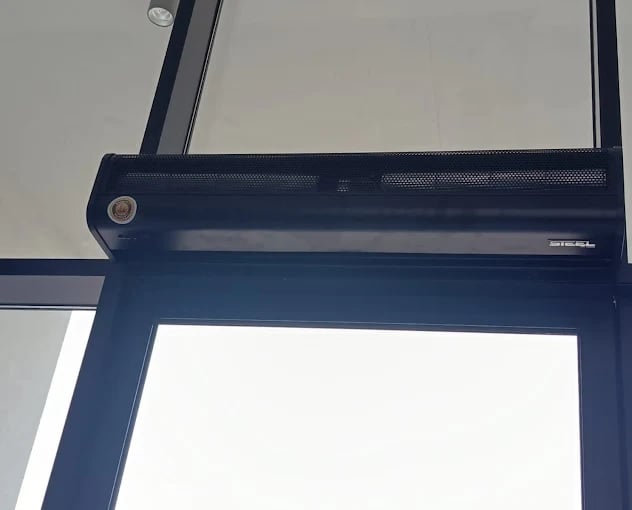 STEEL Air Curtains Black