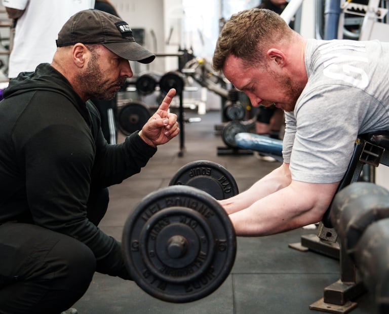 Encouraging and supoportive personal training 