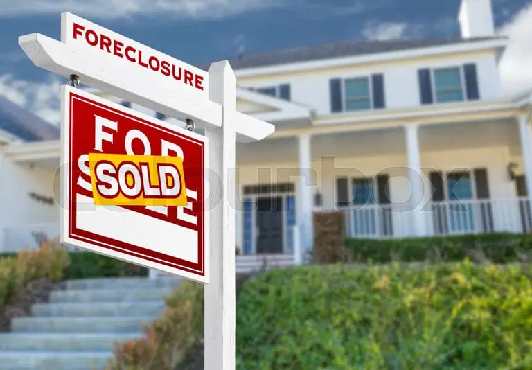 foreclosure sign