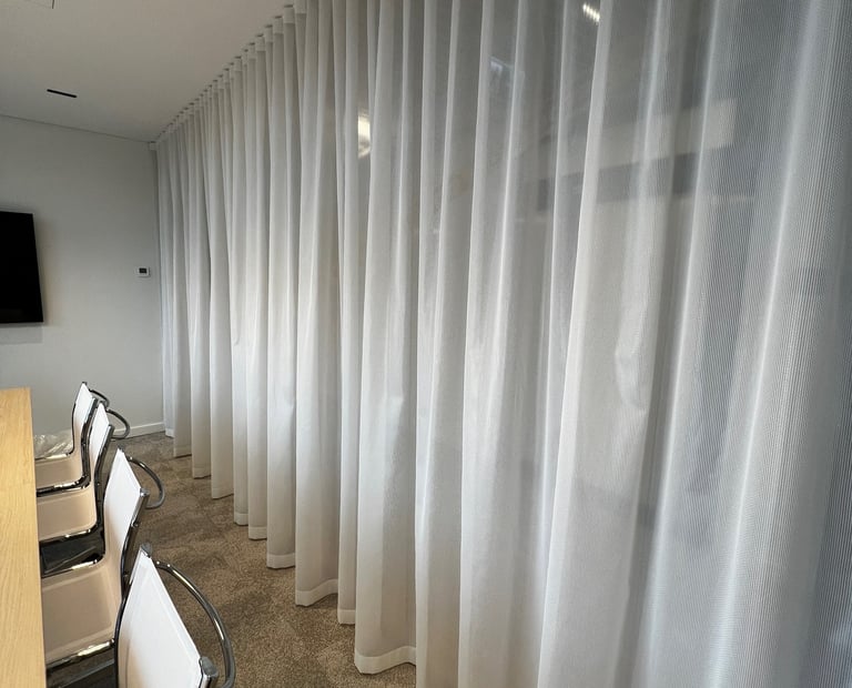 akustinės užuolaidos biurui