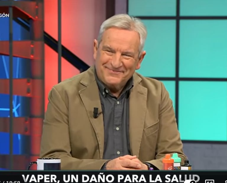 Rodrigo Córdoba alerta en Aragón: "Un vapeador puede equivaler a 60 cajetillas de tabaco"