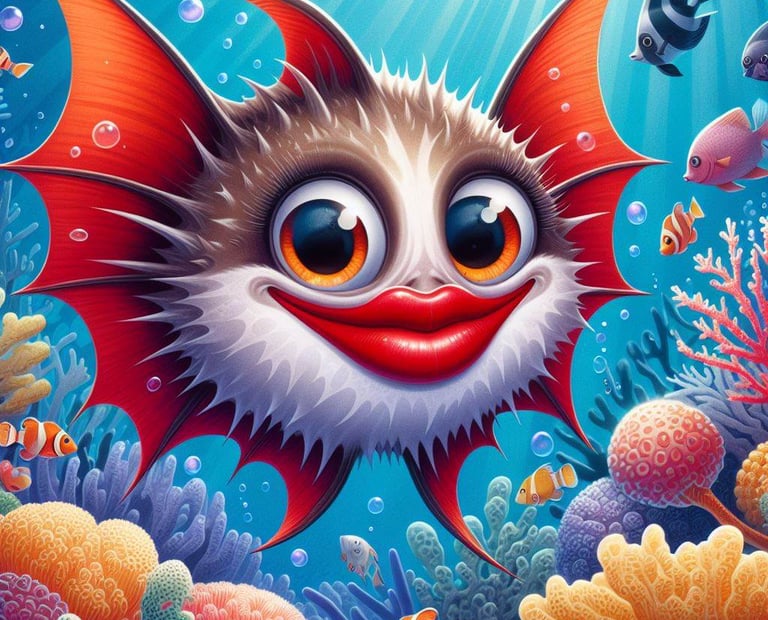 The Amaginky Bat fish, ever present across all platforms. 