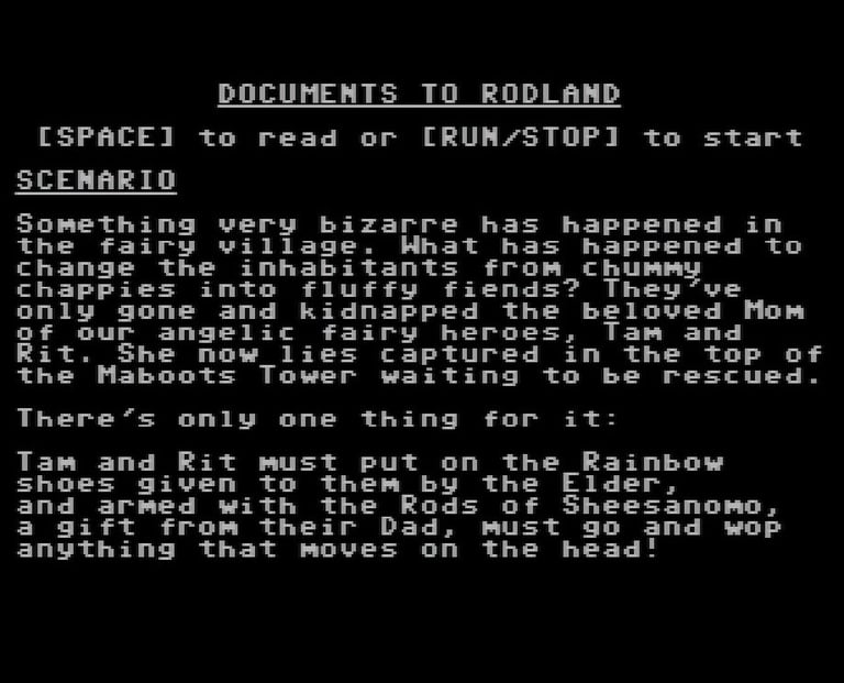 C64 Rodland Story