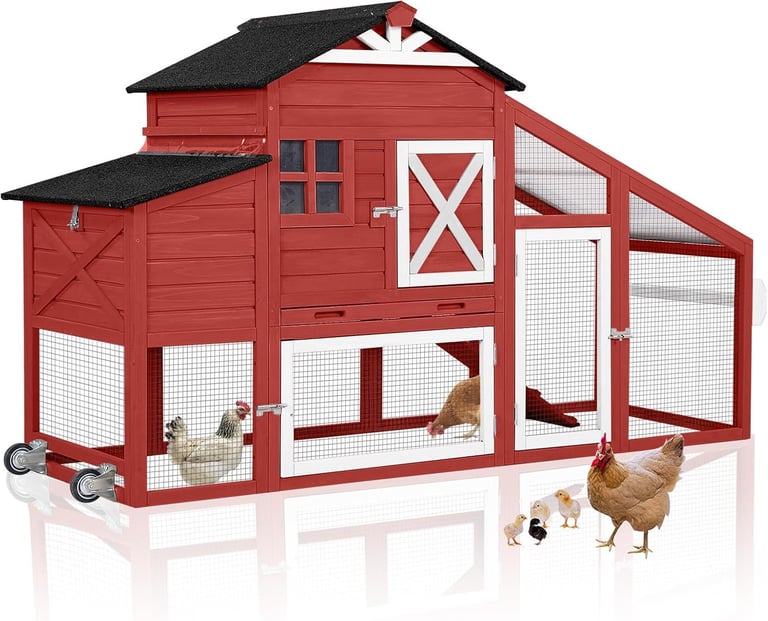 Red Barn Chicken Coop