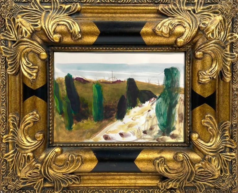 Lina Mikuzyte painting Lithuania