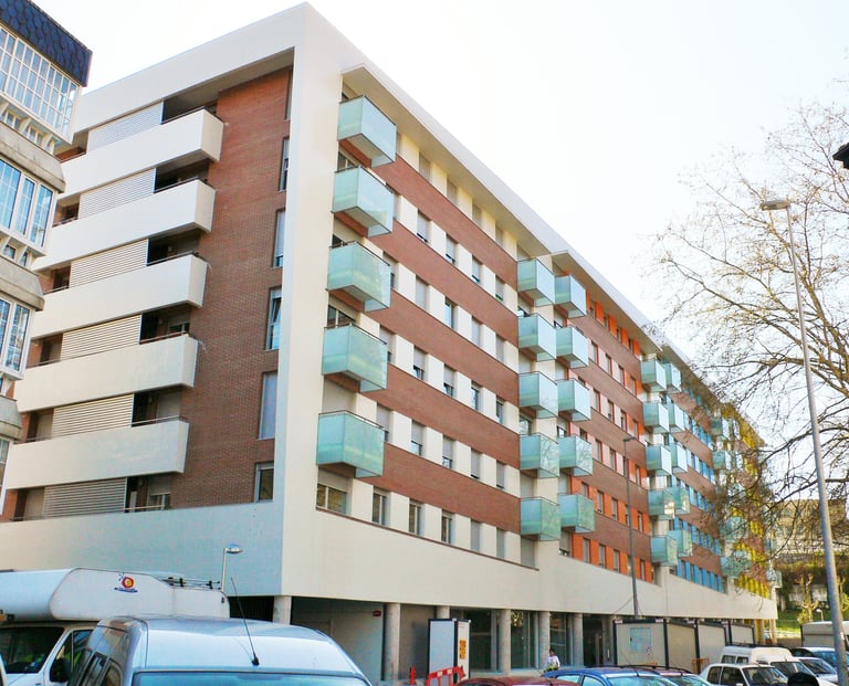 viviendas contadores GURBAIN arquitectura