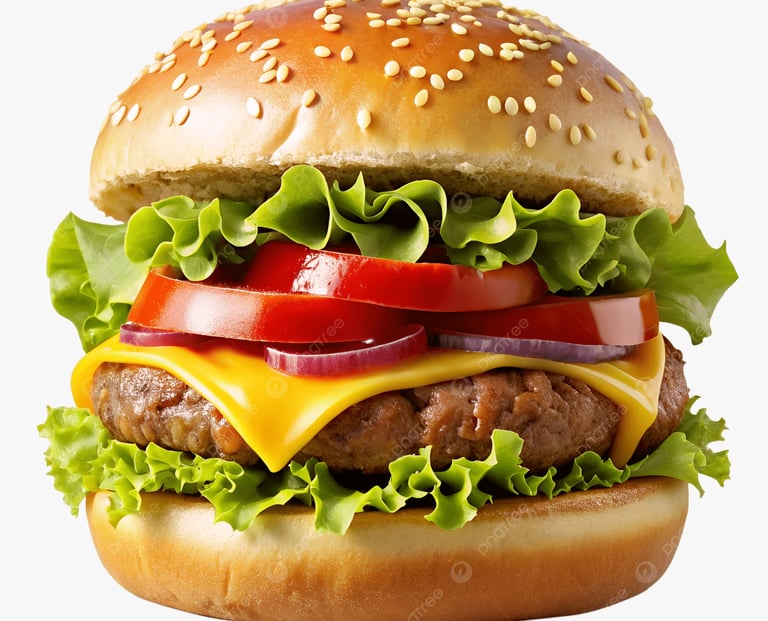 Delicious Food burger sold at De Place @ De Beach Resort In Ghana