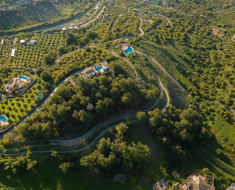 Terrazas de la exotica Frigiliana