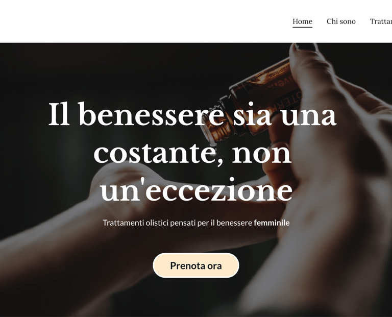 Anteprima progetto sito web professionale realizzato da Vertex