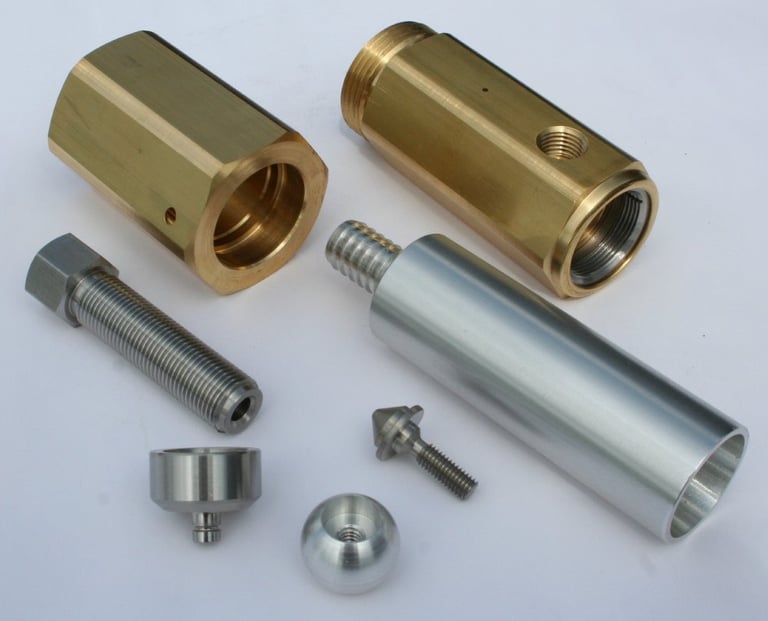 Swiss screw machining components 