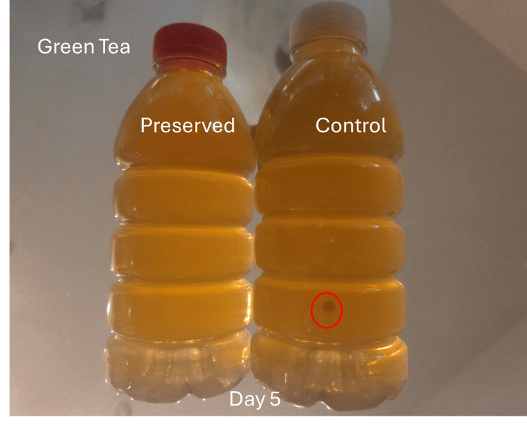 green tea and cultured dextrose