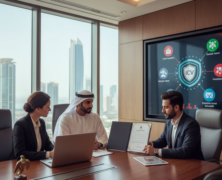 الشهادة بالقيمة المضافة المحلية