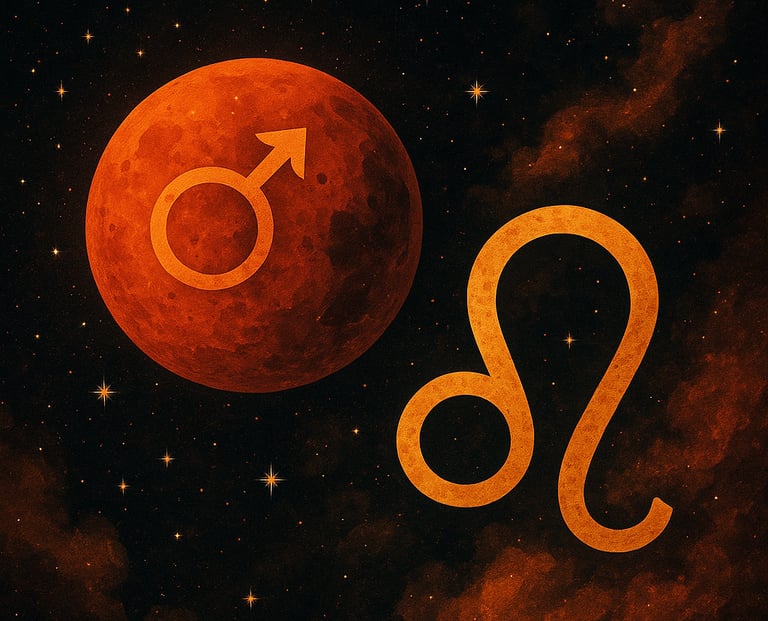 "Vedic Astrology Mars Transit 2025 in Leo – Zodiac Chart Effects, Planetary Drishti & Remedies