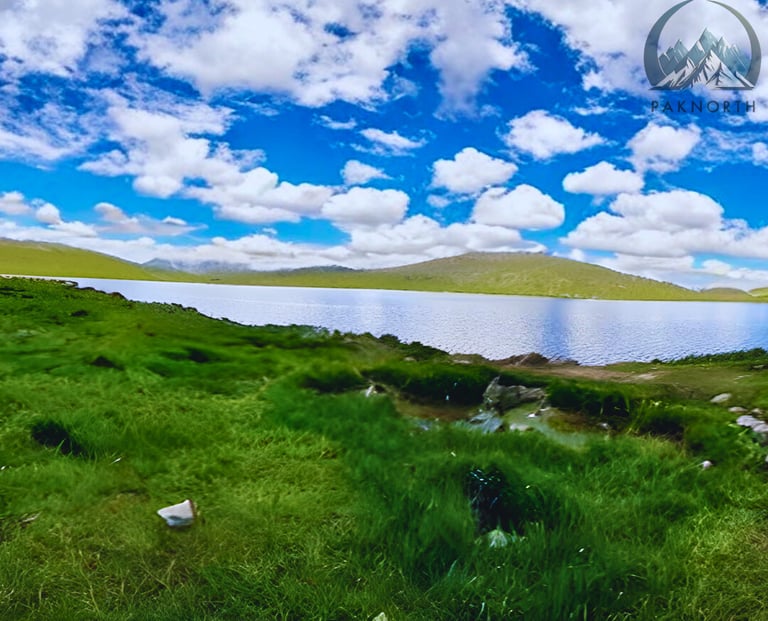 Sheosar lake at deosai national park