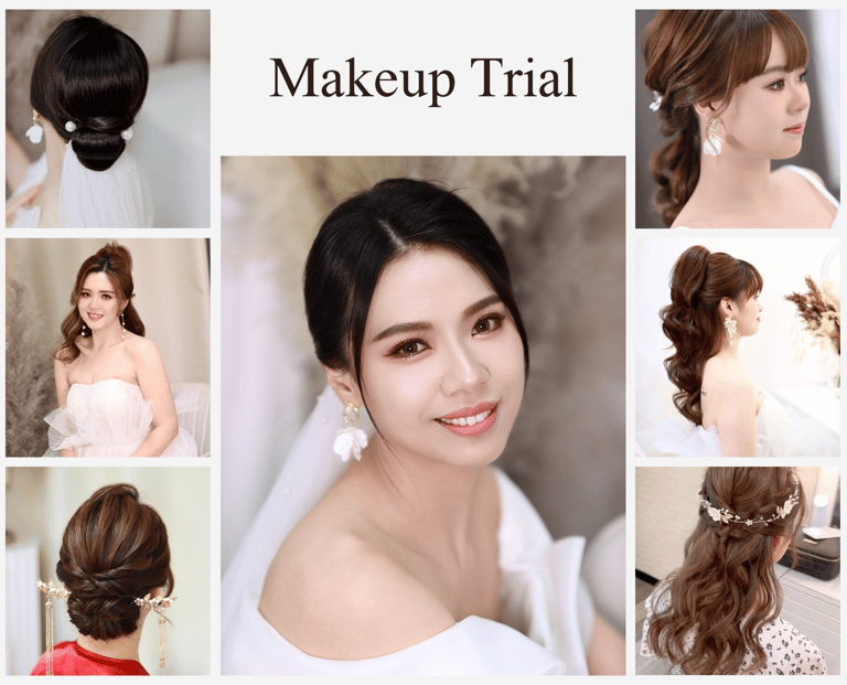 香港婚禮新娘化妝師試妝