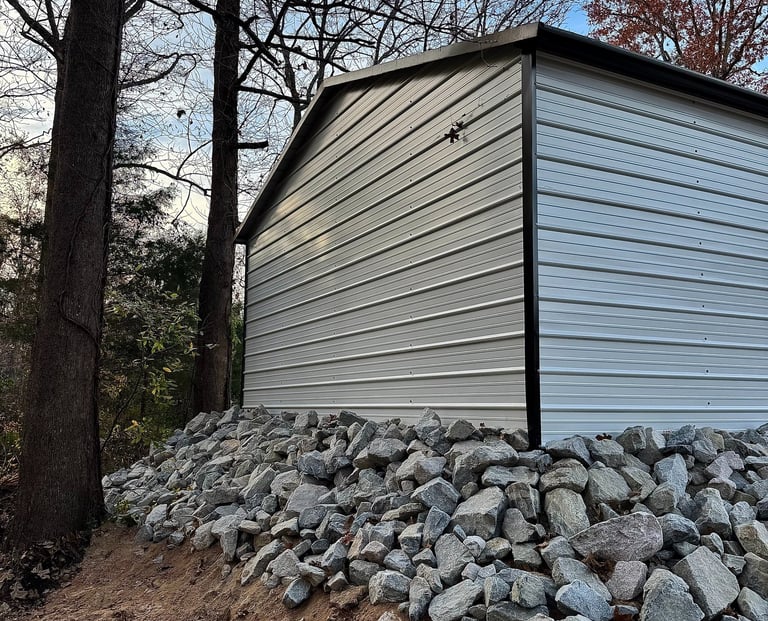 retaining wall for garage