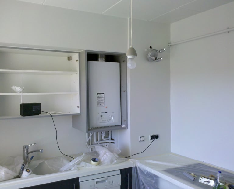 Pose placoplatre et coffre bois