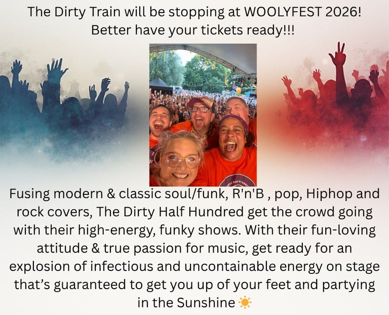 The dirty half hundred party band, Hertfordshires favorite party band