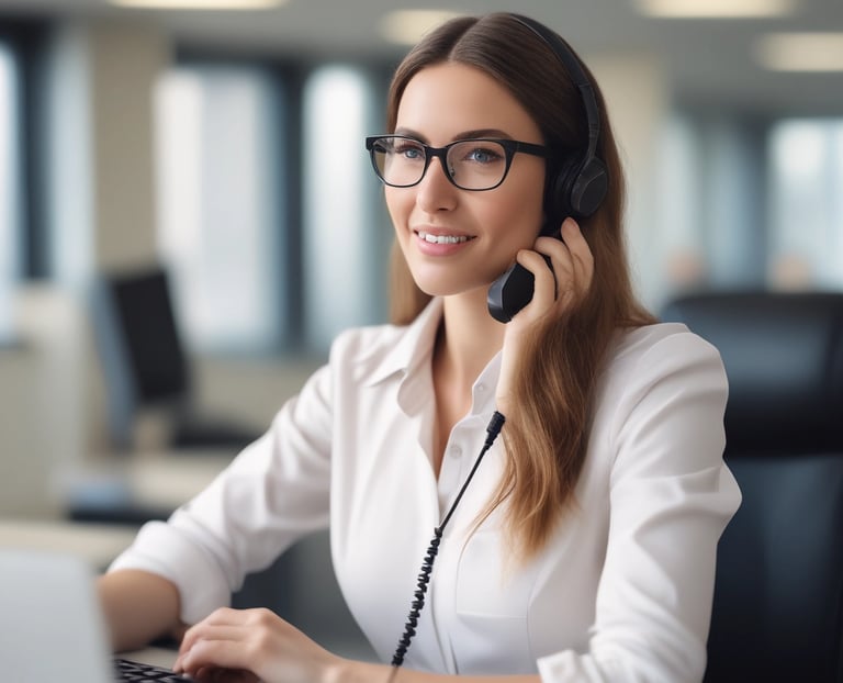 Visual of a digital calendar with confirmed appointment slots highlighted in soft blue tones.