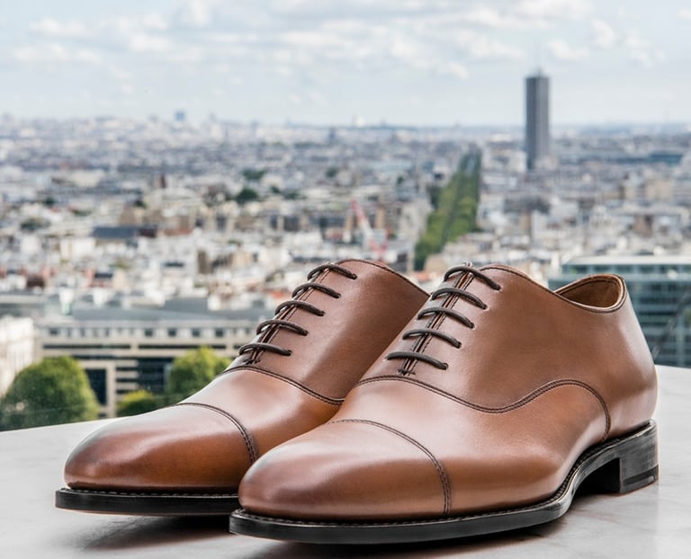 chaussure homme richelieu gold