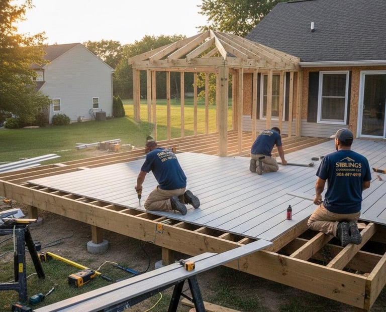 Construction and home improvement services in New Castle Delaware by Siblings Construction LLC team