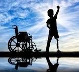 a person with a broken leg in a wheelchair