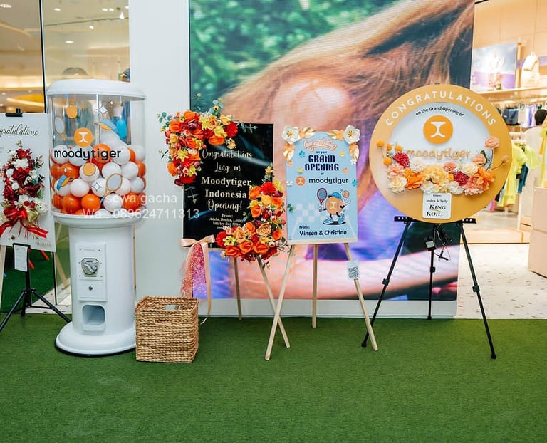 sewa mesin gacha gachapon wedding