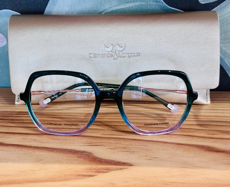 Lunettes Clémence et Margaux créateur à Seignosse