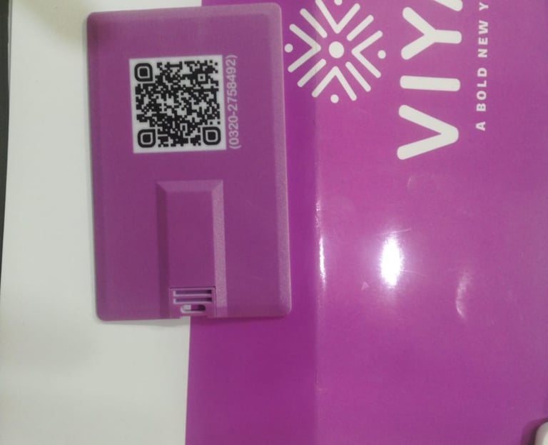 UV printing on USB card