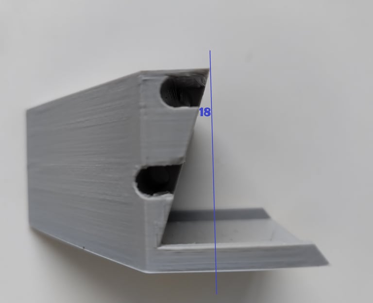 ângulo da proteção de cadeira