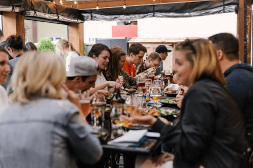 soirée professionnelle repas