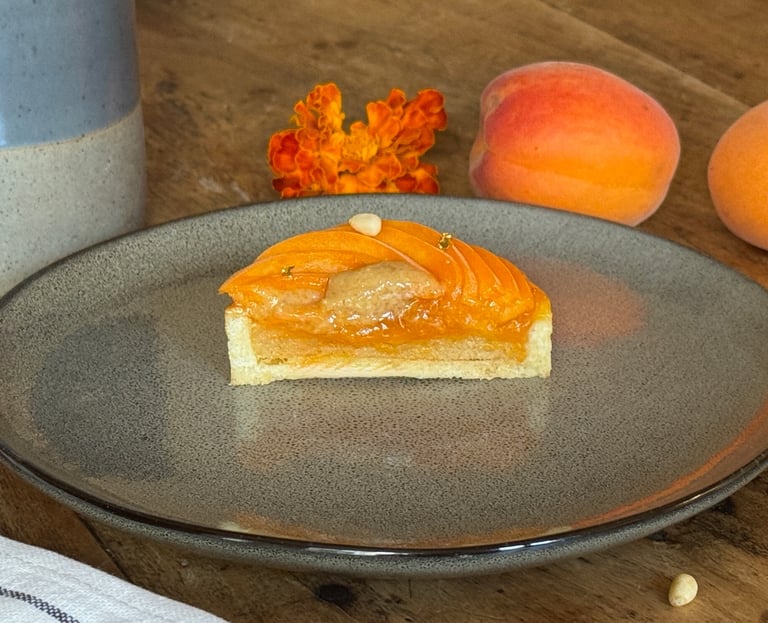tarte abricot pignon de pin